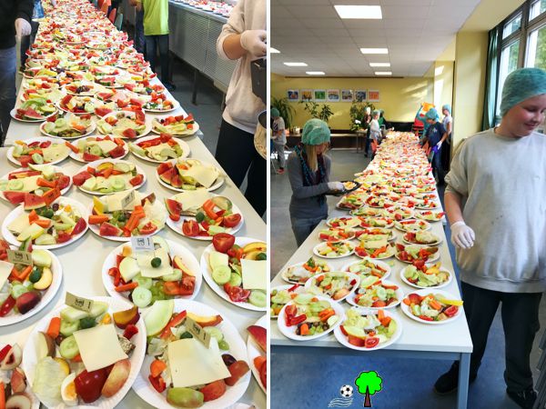 Aktion "Gesundes Pausenbrot" Müügelschlößchen-Schule